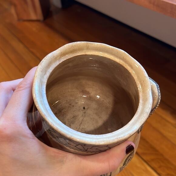 19th Century Drinking Vessel/Jug January 8, 1880 - Old Hall Excelsior Blue - Picture 5 of 9